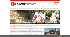 Desktop Screenshot of ferrettisport.com